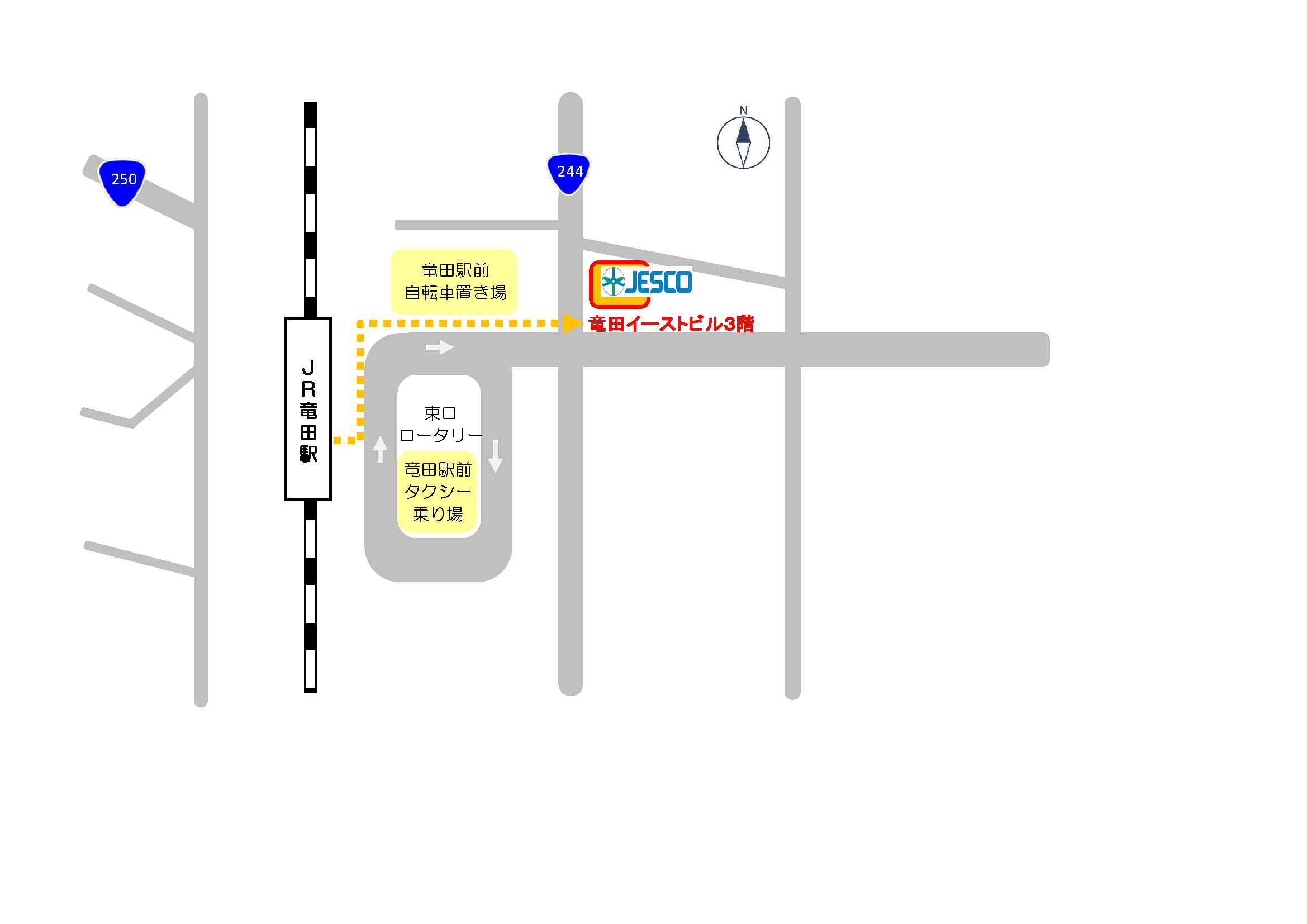 中間貯蔵管理センター楢葉オフィス地図